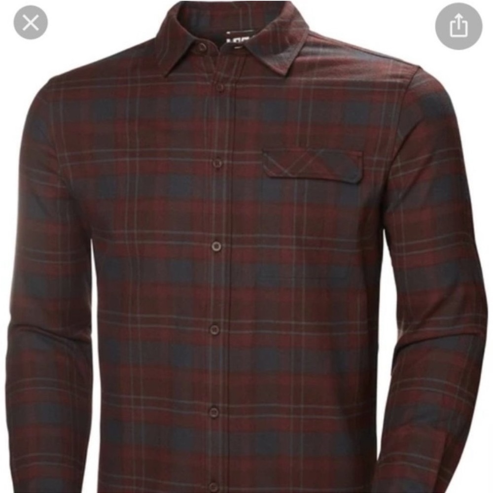 Helly Hansen classic check LS plaid shirt